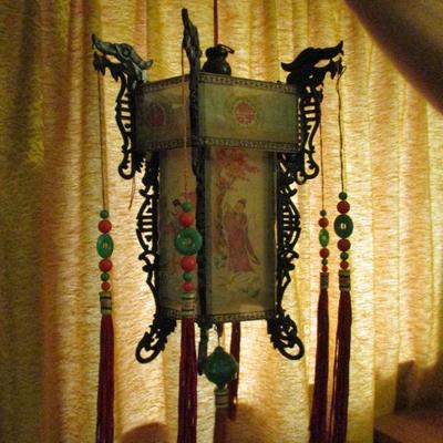 Vintage foldable Chinese lantern
