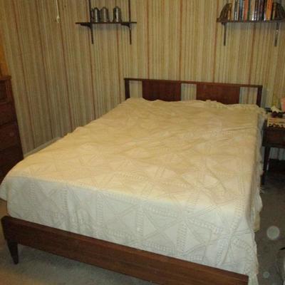 Mid century modern bed