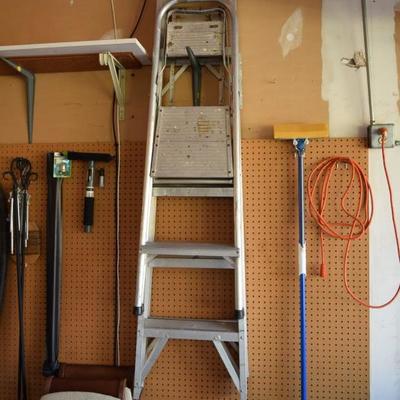 Ladder, Mop, & Extension Cord