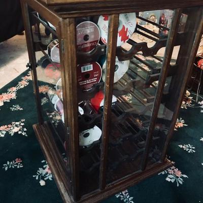 [Pic 1 of 2] Vintage ribbon display cabinet.  Opens on both ends. $250