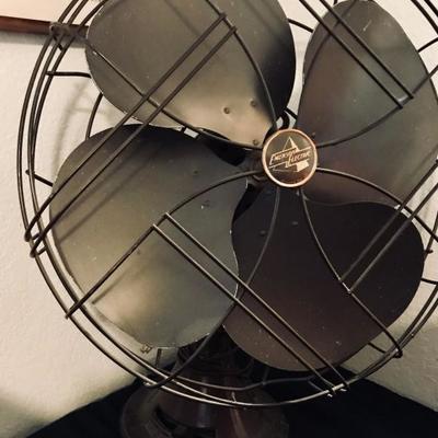 Solid and heavy vintage Emerson Electric 77648-SG fan. 3 speeds. Fully functioning. Quiet. $245.