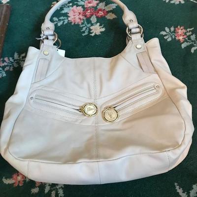 Tignanello cream colored purse $60