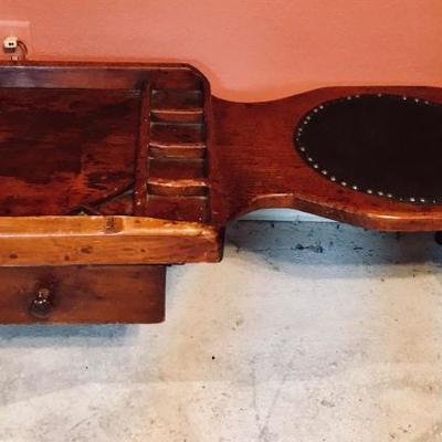 Antique cobbler's bench. (Old shoe shine bench. :)) $325