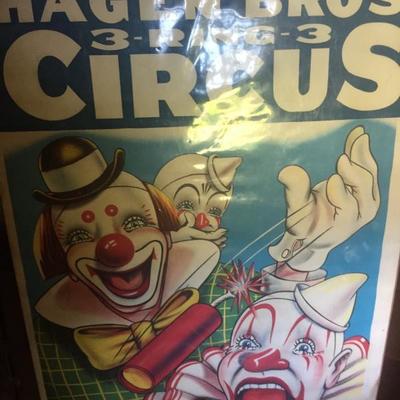 Vintage Hagen Circus Poster