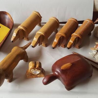 HWS057 Unique Carved Wood Collectible Assortment