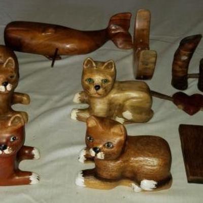 HWS113  Wood Cats and More Fantastic Carvings