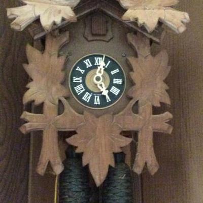 HWS179 German Black Forest Wood Cuckoo Clock