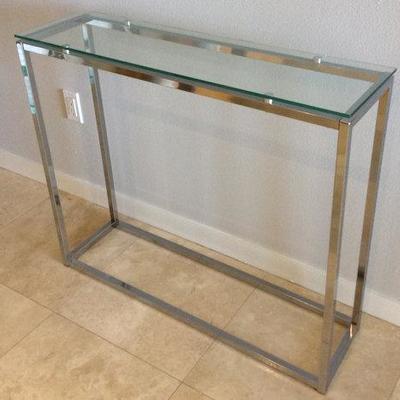 WWL018 Sleek Metal Framed Console Table