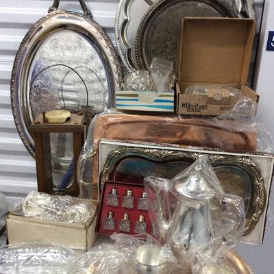 WWL043 Vintage Silver Plated Items and More