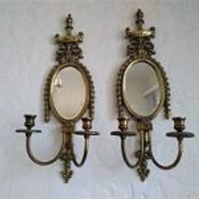 Mirrored Wall Sconces
