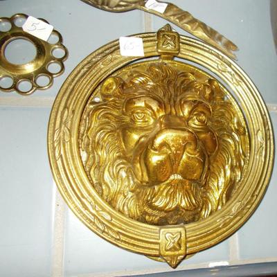 Brass door knocker $65