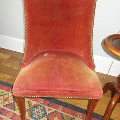 Vintage upholstered chair $55
23 X 18 X 36"