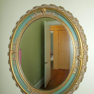 Oval mirror $65