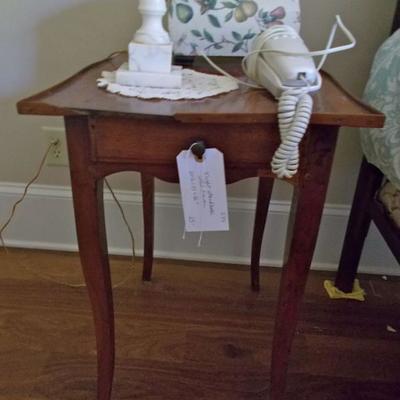 Side table with drawer $65
22 1/2 X 17 x 26