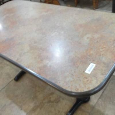 Double pedestal dining table- 5 ft x 30