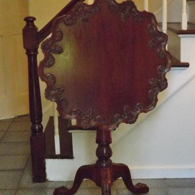 Antique Tilt Top Tea Table