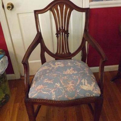 Duncan Phyfe Dining Room Chairs, 2 Arm, 4 Side Chairs. Table Available too.