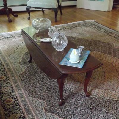 Drop Leaf Coffee Table. Rug Unavailable