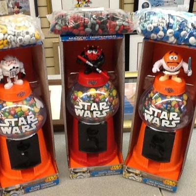 Star Wars candy dispensers 