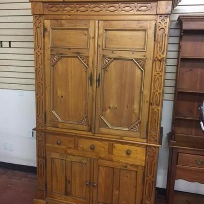 Antique Honey Pine Cabinet
