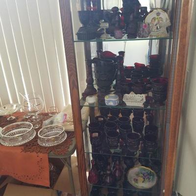 Collection of Avon Cape Cod glassware