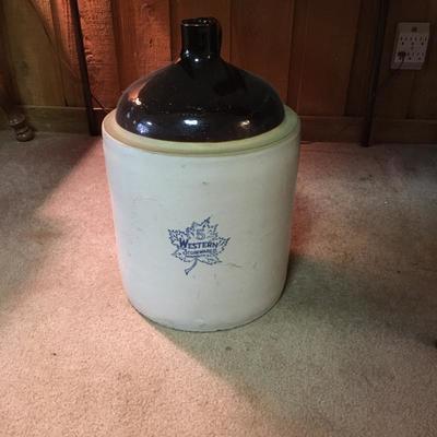 5 gal Western Stoneware crock jug