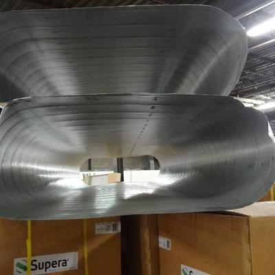 Lot of (2) 10' Oval Ducts