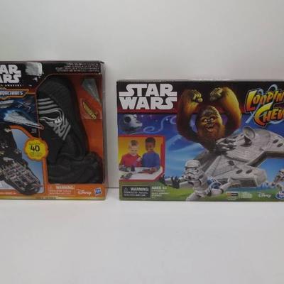 Lot of 2 star wars toy sets, micromachines gold se ...