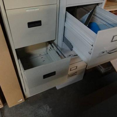 (2) Hon 4 Drawer File Cabinets