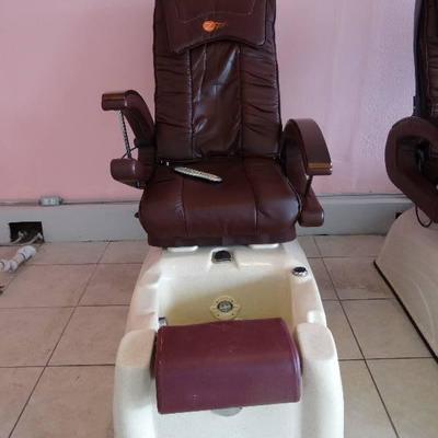  Zyon Massage Cushion Back PedicureSalon Chair, Mo ...