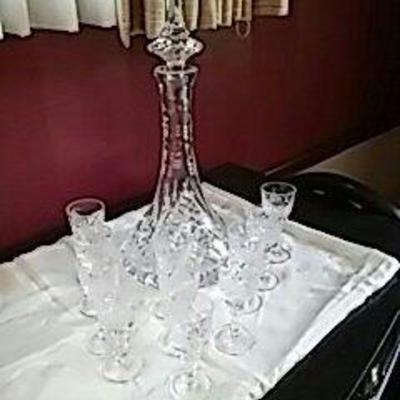 Decanter and Glasses