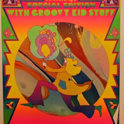 ORIGINAL 1960's PETER MAX 36" x 24" POSTER