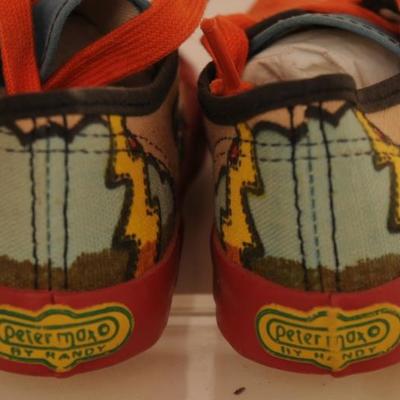 RARE CHILD'S PAIR OF PETER MAX TENNIS SHOESÂ Â 