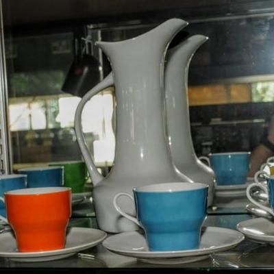 Paul McCobb Contempri Hostess Porcelain Coffee Set for Jackson Intl