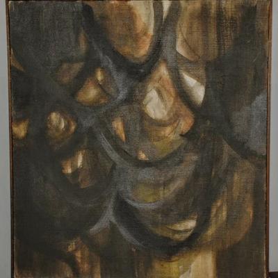 c 1960's CHRIS TRIOLA ACRYLIC ON CANVAS PAINTINGÂ Â 
