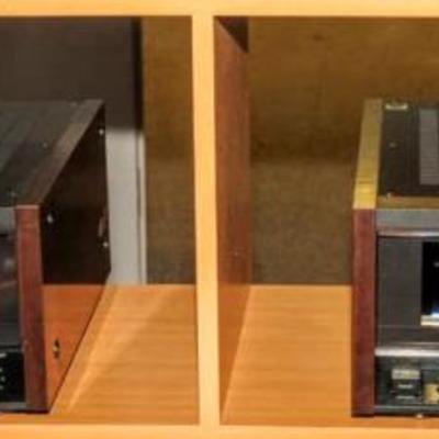 2 SONY: TA -N77ES AMPLIFIERS ~ 55 POUND BEHEMOTH WIT HUGE METERS ~ PUSHED THE ENVELOPE OF SERIOUS POWER AMPS AT THE END IF THE...