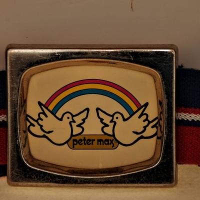 PETER MAX 60's DOVE BELT AND BUCKLEÂ Â 