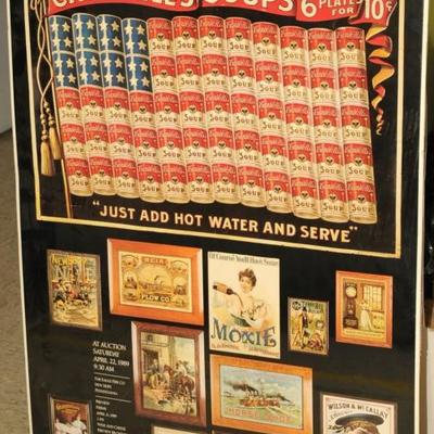 POSTER FROM THE FAMOUS PETER SIDLOW ANTIQUE AUCTION 