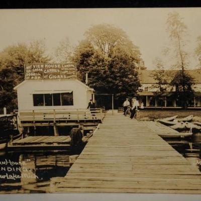 MICHIGAN REAL PHOTO POSTCARDS c 1910