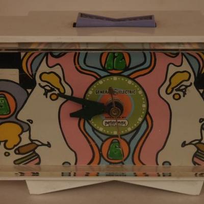 ORIGINAL 60's PETER MAX DESIGNED ALARM CLOCK FOR GEÂ 