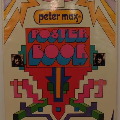 ORIGINAL PETER MAX POSTER BOOK c 1970Â 