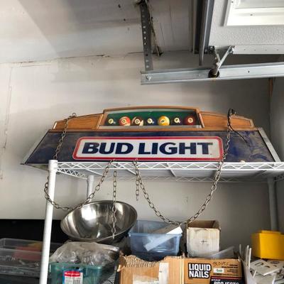 Lighted Beer Sign Budweiser