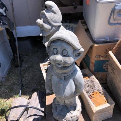 One of the Seven Dwarf's Yard Statues