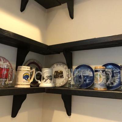 Beer Steins and Collector Plates