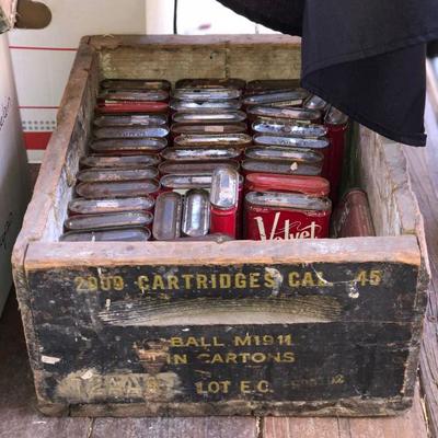 45 Cal Cartridges Crate