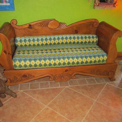 Beautiful carve bench