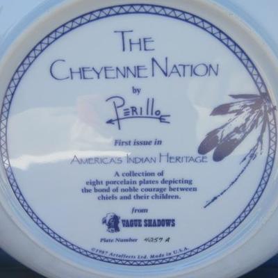 The Cheyenne Nation plates and collectibles