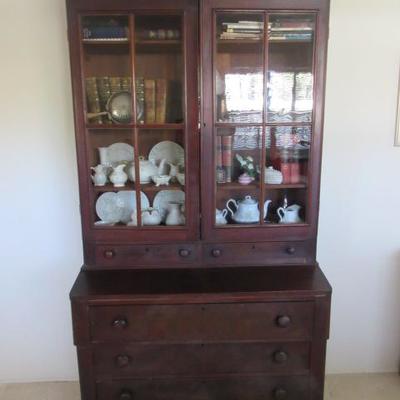 Vintage china cabinet and buffet