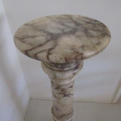 Marble plant stand