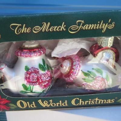 Old World Christmas time ornaments